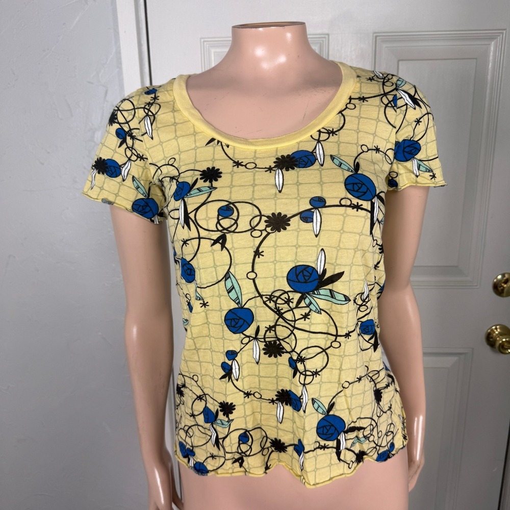 Vintage y2K Heart Breaker T-Shirt Shirt Small  Baby Tee Scoop Cotton Print HH16